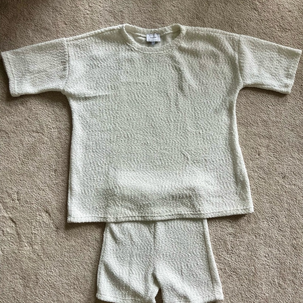SABO SKIRT Set - XS Archer Bike Shorts & Archer Tee - Cloud